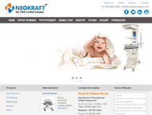 Tablet Screenshot of neokraftmedical.com